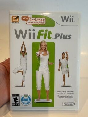 Nintendo Wii Fit Plus - White & Green Artwork (Just Game) Untested
